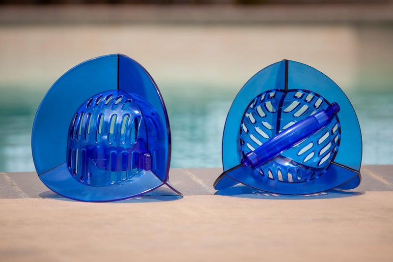 AquaLogix High Resistance Aquatic Bell Set - Blue | Aquatic Dumbbells | Quick Start Guide | Water Weights | Strength & Muscle Building | Pool Exercise Equipment | Pair (HRPCBELL) - Image 2